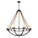 Natural Rope Eight Light Chandelier in Aged Bronze (45|63043-8)