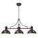 Chadwick Three Light Linear Chandelier in Oiled Bronze (45|66135-3)