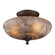 Norwich Three Light Semi Flush Mount in Oiled Bronze (45|66191-3)