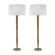 Mercury Glass Two Light Buffet Lamp - Set of 2 in Gold Mercury (45|711/S2)