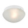 Mushroom One Light Flush Mount in White (45|7351FM/40)