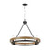 Ramsey Six Light Chandelier in Matte Black (45|75056/6)