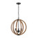 Barrow Three Light Chandelier in Matte Black (45|81405/3)