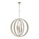 Retro Rings Six Light Chandelier in Sandy Beechwood (45|82067/6)