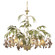 Huarco Six Light Chandelier in Sage Green (45|86053)