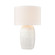 Abbeystead One Light Table Lamp in White (45|H019-7255)
