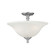 Riva Three Light Semi Flush Mount in Brushed Nickel (45|SL869678)