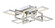 Link LED Flush Mount in Satin Nickel (86|E20352-SN)