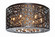 Inca Seven Light Flush Mount in Bronze (86|E21300-10BZ)