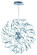 Chaos LED Pendant in Polished Chrome (86|E21413-PC)