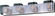 Gem LED Bath Vanity in Polished Chrome (86|E22834-18SVPC)