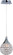 Brilliant One Light Pendant in Polished Chrome (86|E24023-20PC)