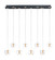 Newton LED Pendant in Black / Gold (86|E24165-18BKGLD)