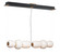 Soji LED Pendant in Black / Gold (86|E25068-92BKGLD)