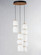 Soji LED Pendant in Black / Gold (86|E25069-92BKGLD)