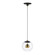 Nucleus LED Pendant in Black / Natural Aged Brass (86|E25153-BKNAB)