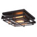 Muller Two Light Flush Mount in Matte Black (40|28055-013)