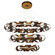 Banderia LED Chandelier in Bronze (40|30082-014)