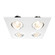 RECESSED MULTIPLE MULT,DOWNLIGHT,4LT,12W,SQ,WHT in White (40|30237-02)