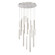 Santana LED Chandelier in Satin Nickel (40|31445-025)