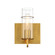 Pista One Light Wall Sconce in Gold (40|34133-043)