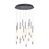 Cumberland LED Chandelier in Black (40|37235-024)