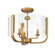 Campisi Three Light Semi Flush Mount in Gold (40|38156-014)