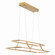 Cadoux LED Linear Chandelier in Matte Gold (40|43877-027)