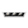 TE SERIES MULT,15W,TRM,3LT,30K,WHT/BLK in White (40|TE163LED-30-2-02)