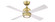 Kwad 44 44''Ceiling Fan in Brushed Satin Brass (26|FP7644BS)