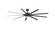 Odyn 84 84''Ceiling Fan in Matte Greige (26|FPD8159GRW)