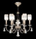 Eaton Place Six Light Chandelier in Silver (48|595440-2ST)