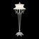 Beveled Arcs One Light Floor Lamp in Silver Leaf (48|737420-SF4)
