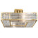 Crystal Enchantment Four Light Semi-Flush Mount in Gold (48|811640-2ST)