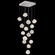 Vesta LED Pendant in Silver w/White Glass (48|866840-11LD)