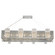 Crownstone 16 Light Pendant in Silver w/Metal Mesh Inserts (48|891240-12ST)
