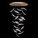 Elevate LED Pendant in Gold/White ''Plumes'' (48|895840-221ST)