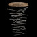 Elevate LED Pendant in Gold/Ebony Stardust Spires (48|895840-241ST)