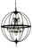 Compass Nine Light Foyer Chandelier in Matte Black (8|1070 MBLACK)