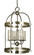 Compass Four Light Chandelier in Brushed Nickel (8|1104 BN)