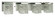 Gemini Four Light Wall Sconce in Polished Silver w/Clear Crystal (8|1994 PS)