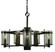 Hammersmith Five Light Chandelier in Brushed Nickel w/Clear Glass (8|4435 BN/C)