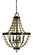 Naomi Five Light Chandelier in Brushed Nickel (8|4485 BN)