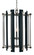 Louvre Five Light Foyer Chandelier in Satin Pewter w/Polished Nickel (8|4805 SP/PN)