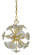 Apogee Four Light Chandelier in Polished Brass (8|4814 PB)
