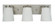 Mercer Three Light Bath in Satin Pewter w/Polished Nickel (8|4853 SP/PN/WH)