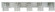 Mercer Five Light Bath in Satin Pewter w/Polished Nickel (8|4855 SP/PN/CS)