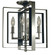 Symmetry Four Light Flush / Semi-Flush Mount in Antique Brass w/Matte Black Accents (8|4861 AB/MBLACK)