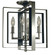 Symmetry Four Light Flush / Semi-Flush Mount in Brushed Nickel with Matte Black Accents (8|4861 BN/MBLACK)