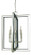 Symmetry Six Light Chandelier in Polished Nickel w/Matte Black (8|4865 PN/MBLACK)